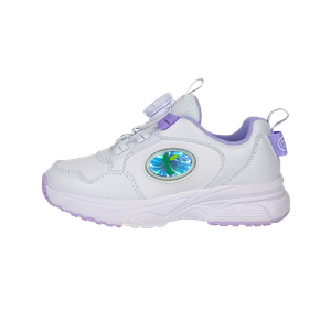 Низкие детские кроссовки для бега Toppo, белый/фиолетовый