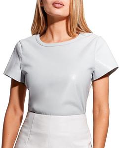 Футболка New Guard из переработанной кожи AS by DF, серый