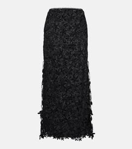 Низкая макси-юбка Toteme, Black