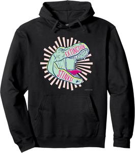 Худи Jurassic World EXTINCYION STINKS!, черный