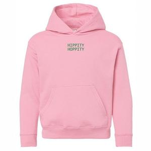 Худи с вышивкой Hippity Hoppity Stacked The Juniper Shop, Pink