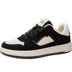 JEANSWEST Мужские низкие кэжуал кеды бежево-черные, цвет Beige Black