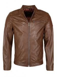 Кожаный пиджак Jcc, коричневый