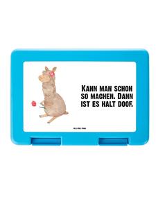 Mr. & Mrs. Panda Коробка для хранения с изображением цветка альпаки и надписью белого цвета