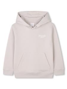 Худи с вышитым логотипом Givenchy Kids, нейтральный цвет
