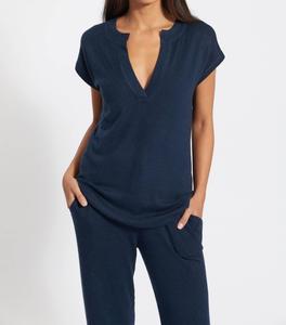 Футболка Rio в темно-синем цвете LEIMERE