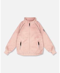 Детская куртка-пиджак средней высоты Teknik, розовый Deux par Deux, Dusty pink