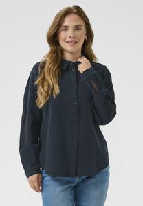 Блуза Kaffe Button-down blouse, Dark Blue