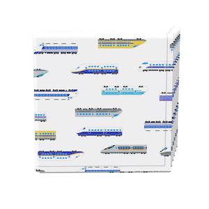 Набор салфеток из 4 шт., 100 % хлопок, 20x20 дюймов, в полоску для скоростного поезда