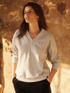 Вязаный джемпер Vida Garment Dyed NRBY, Grey Marl