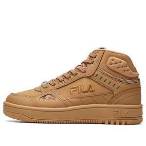 Кроссовки high top retro basketball shoes clay yellow Fila, желтый