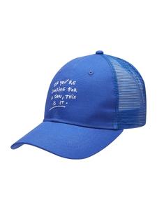 Бейсболка Today I did nothing, синий