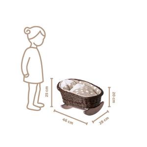 Плетеная Качалка Для Кукол С Подстьем 46Х28 В 20/25 См WickerPL