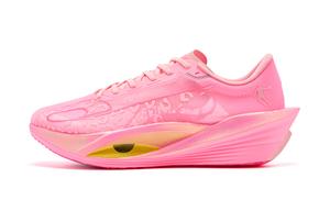 QIAODAN Кроссовки для бега Phantom PB5.0 с противоскользящей подошвой, износостойкие, мужские, розовые