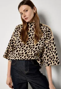 Джемпер с животным принтом Apricot, Stone