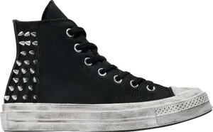 Кроссовки Wmns Chuck 70 High 'Studded', черный