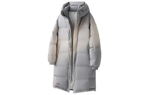 Пуховик Unisex Hooded Thickened WARRIOR, серый[free diy badge]