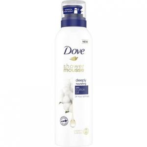 Глубоко питательный мусс для душа с хлопковым маслом, 200 мл, Dove