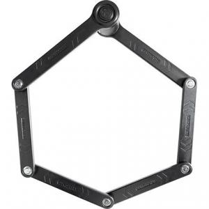 Складной замок Keeper 510 с ключом Kryptonite, черный