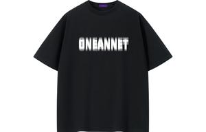 Футболка унисекс Oneannet, Черный/Фиолетовый