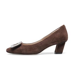 Повседневные однобортные туфли женские KANGNAI, Black