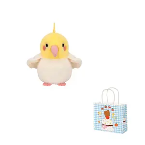 Очаровательные лечебные плюшевые куклы гиацинтовый ара воробей подвеска высота 12см Dolls and bears dance