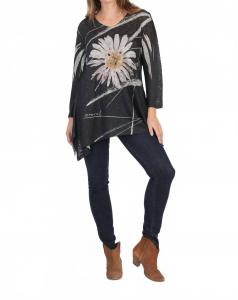 Чат Чат вязаный топ черный Jess & Jane