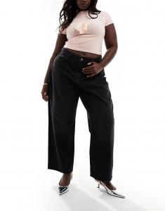 Джинсы COLLUSION X001 Plus antifit черного цвета - ЧЕРНЫЙ