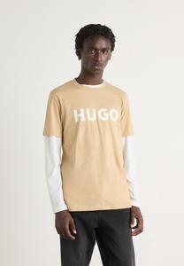 Футболка с принтом DULIVIO HUGO, бежевый