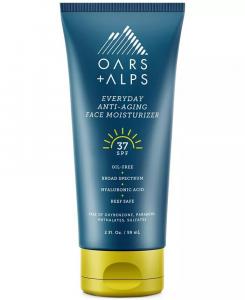 Антивозрастной увлажняющий крем для лица на каждый день SPF 37, 2 унции Oars + Alps