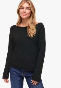 Свитер с вырезом-лодочкой viveriety Vila, Black Beauty