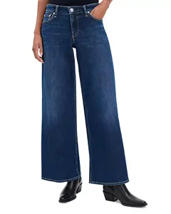 Джинсы Aiden с высокой посадкой и широкими штанинами в Райнбеке Rag & Bone, синий