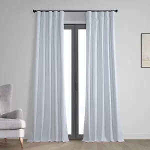 Теплоизоляционная штора из переплетенного льна Half Price Drapes, white