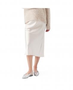 Юбка для беременных из атласа с кристаллами Ripe Maternity, Oyster