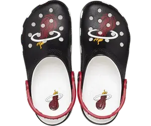 Классические сабо NBA Miami Heat Crocs мужские, цвет Black