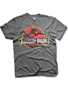 Футболка серого цвета Jurassic Park