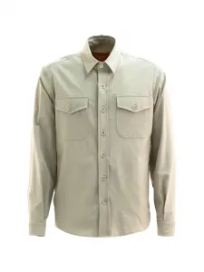 Рубашка с карманом на пуговице Cruna, бежевый