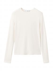 MANGO Лонгслив 'LILOCA' в цвете Off White