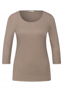 STREET ONE Лонгслив 'Pania' в цвете Chocolate