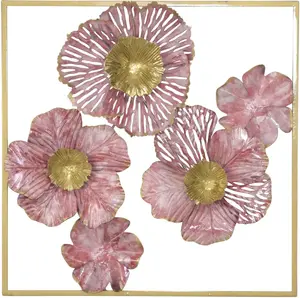 HOFMANN LIVING AND MORE предмет декора стен "декорация стен" 50х50х5 см, цвет lachsfarben