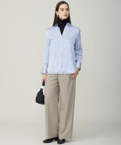 Прямые брюки из легкой шерсти, пригодные для стирки.