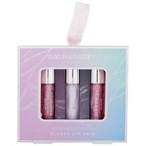 Жожоба, ваниль, миндальное масло Signature Collection Glossy Lip Trio Baylis & Harding