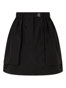 Юбка мини с пряжкой Studio Tomboy, черный