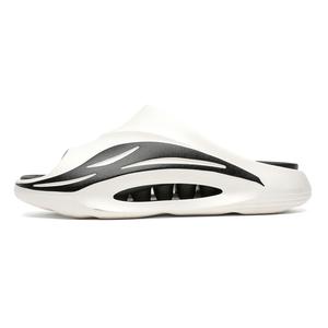 PAIBLOKS Амортизирующие быстросохнущие противоскользящие износостойкие шлепанцы унисекс белый черный, цвет White Black