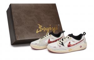 Jordan CMFT Era 811 Manufacturing, Soaring Wind, Special Shoe Box низкие кроссовки в винтажном стиле для мужчин, бежево-красные