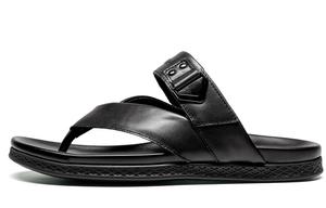 Шлепанцы мужские Leaveland, черный