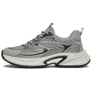 Низкие массивные кроссовки мужские Tata, серебряный