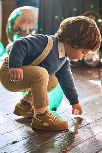 Детский свитер из смесовой шерсти Mayoral, синий