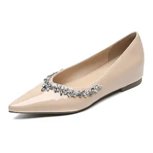 Повседневные туфли 5 см женские Lan Miao, Nude