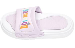 Champion Спортивные шлепанцы со слайдером женские бело-фиолетовые белый/сумеречный фиолетовый, цвет Champion White/Dusk Purple